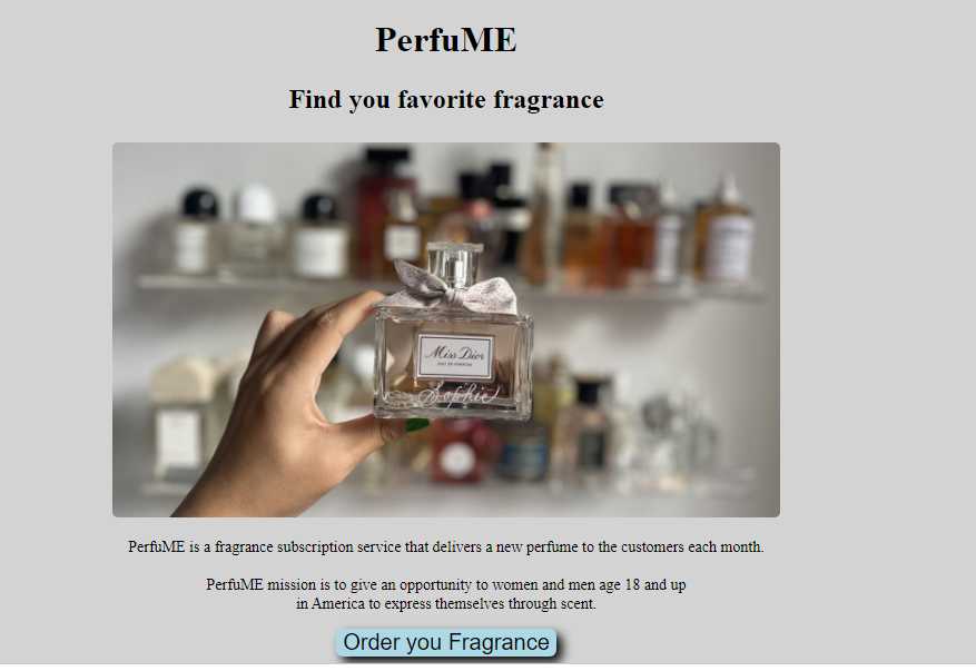 perfume project